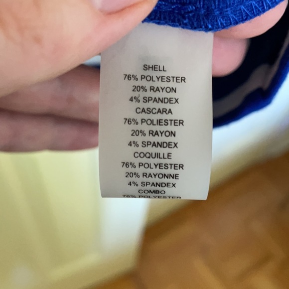 Blue and white striped dress - Picture 3 of 3